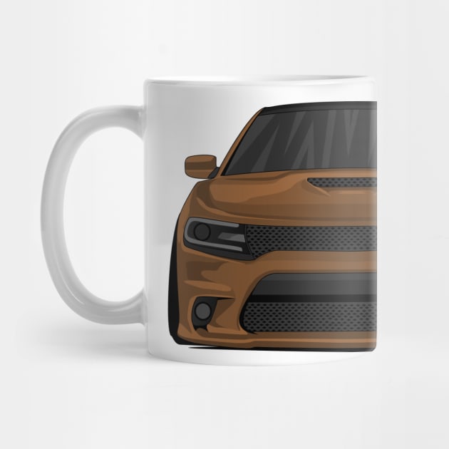 DODGE CHARGER BROWN by VENZ0LIC